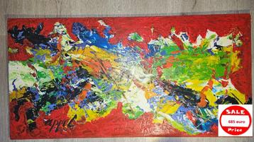 UITVERKOOP Groot olie werk van Karel Appel beschikbaar voor biedingen