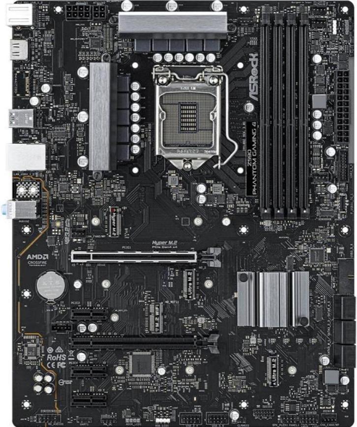 Asrock Z590 Phantom Gaming 4 LGA1200, Computers en Software, Moederborden, Zo goed als nieuw, Intel, DDR4, Ophalen of Verzenden