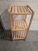 Docherekje van bamboe, Ophalen, Zo goed als nieuw, Beige, Handdoekenrek