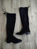 Prachtige hoge zwarte laarzen, 36. Knielaarzen, suède look., Hoge laarzen, Ophalen of Verzenden, Onb, Onb