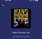 Hans Zimmer ticket 1 stuk. 28/02/2026, Tickets en Kaartjes, Eén persoon, Februari