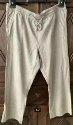 Beige damesbroek, broek; Bexley's Woman; taille 45 cm, Ophalen of Verzenden, Zo goed als nieuw, Beige, Broek of Spijkerbroek