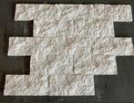 Witte gips steenstrips (nieuw in doos), Ophalen, Overige materialen, Wandtegels, Nieuw