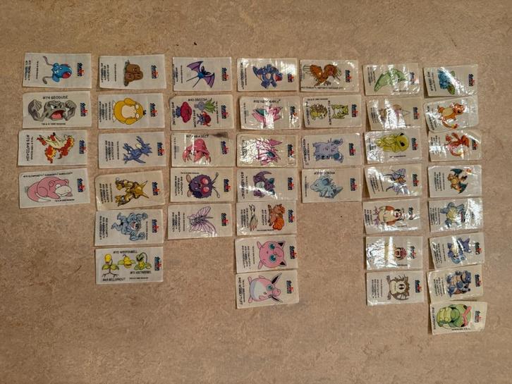 pokemon dunkin bubble gum 2000/1999, Verzamelen, Stickers, Nieuw, Strip of Tekenfilm, Verzenden