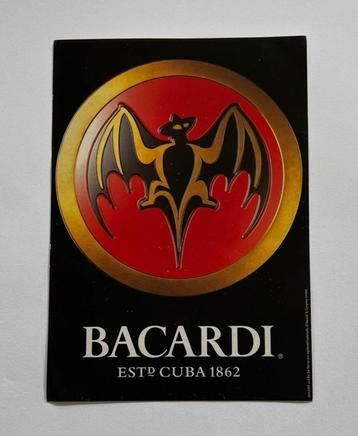 Bacardi sticker ESTd Cuba 1862 Logo sticker beschikbaar voor biedingen