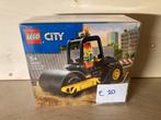 Lego 60401 City Construction Steamroller, Ophalen of Verzenden, Nieuw, Complete set, Lego