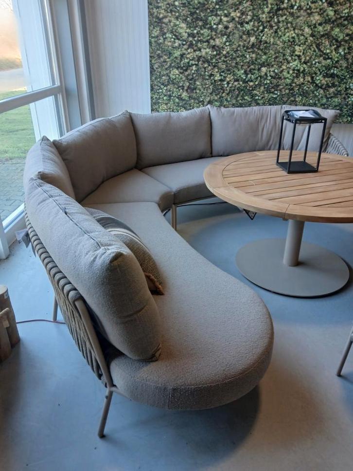 Comino Organische Hoekbank + Stoelen - Uit Voorraad!, Tuin en Terras, Tuinsets en Loungesets, Ophalen of Verzenden