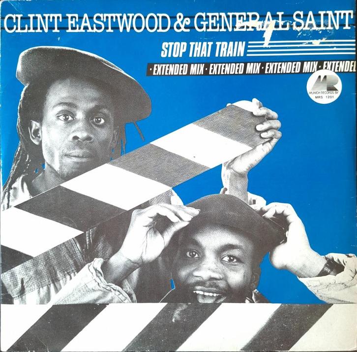 Clint Eastwood & General Saint: Stop that train Maxi single, Cd's en Dvd's, Vinyl Singles, Gebruikt, Maxi-single, Pop, 12 inch
