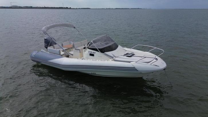 ZODIAC N-ZO 700 Cabin, Watersport en Boten, Rubberboten, Gebruikt, Zodiac, 200 pk of meer, Benzine