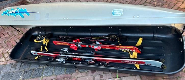 Hapro Skibox Compleet met Dakdragers, Auto diversen, Dakkoffers, Gebruikt, Ophalen