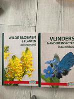 Natuurboeken: Wilde Bloemen & Vlinders, Ophalen, Zo goed als nieuw, Bloemen, Planten en Bomen