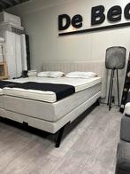 LUXE TEDDY BOXSPRING 180x200 POCKETVERING BOXSPRING BEIGE, Teddy, Ophalen of Verzenden, 180 cm, 200 cm