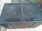 Qube subwoofer 2x18 - only cabinet, Audio, Tv en Foto, Gebruikt, Subwoofer, 120 watt of meer, Ophalen