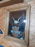 Vintage Harley Davidson Spiegel, Gebruikt, Ophalen of Verzenden, Minder dan 100 cm, Rechthoekig