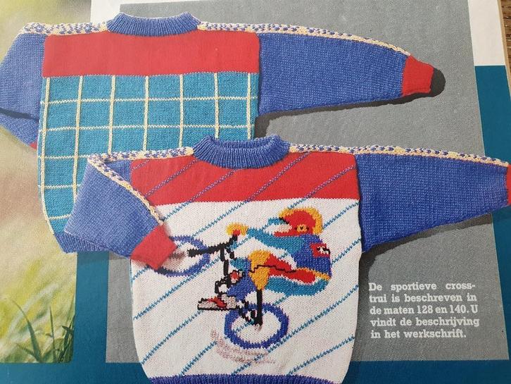 BMX trui breipatroon, Hobby en Vrije tijd, Breien en Haken, Zo goed als nieuw, Breien, Patroon of Boek, Verzenden