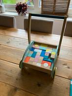 Houten Loopwagen Blokkenwagen HEMA, Ophalen, Gebruikt, Bouwen