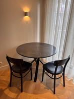 2 zwarte Ikea stoelen – houten, comfortabel, Huis en Inrichting, Ophalen, Twee, Zwart, Zo goed als nieuw
