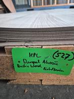 Duropal HPL fineer platen lichtbruin 250x125 cm 0,8mm 527, Ophalen, HPL, Nieuw, Nvt