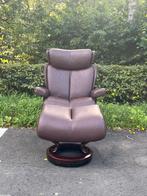 Stressless relax fauteuil met voetenbank, Huis en Inrichting, Ophalen of Verzenden, Zo goed als nieuw, Minder dan 75 cm, 50 tot 75 cm