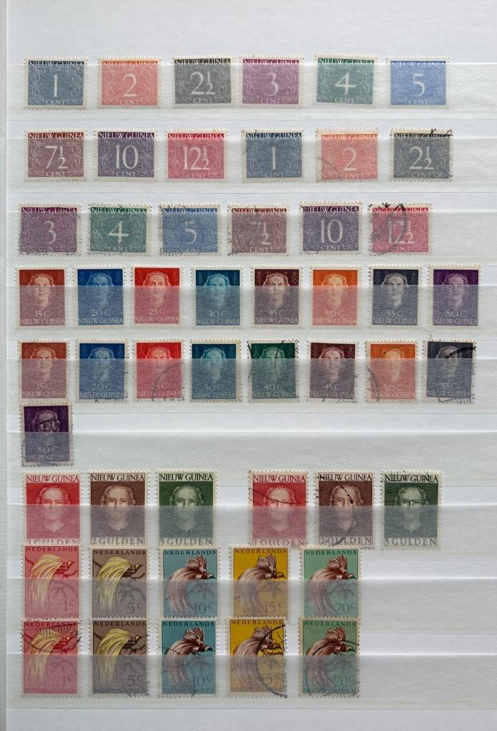 Groot kavel Nederlands Nieuw Guinea, Postzegels en Munten, Postzegels | Nederlands-Indië en Nieuw-Guinea, Nieuw-Guinea, Verzenden