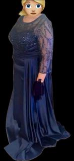 Avondjurk abiye, Kleding | Dames, Gelegenheidskleding, Ophalen, Galajurk, Blauw, Maat 46/48 (XL) of groter