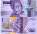 Indonesie 10000 rupiah 2016 unc, Zuidoost-Azië, Verzenden