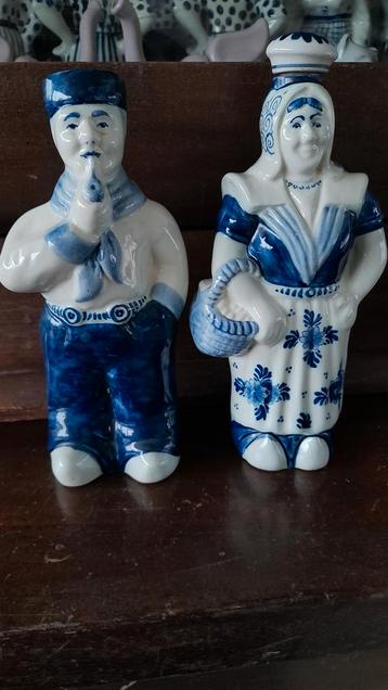 Delfts Blauw drank flesjes Set van de Ram - Man en Vrouw beschikbaar voor biedingen