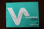 Honda CR250 M1 M2 1977 parts list CR 250 Elsinore, Motoren, Handleidingen en Instructieboekjes, Honda