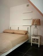 SONGESAND IKEA tweepersoonsbed 140x200 incl. matras, Wit, Tweepersoons, Zo goed als nieuw, 200 cm