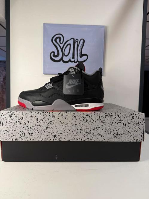 Jordan 4 Retro Bred Reimagined 36/38/42.5/45/45.5/46, Kleding | Heren, Schoenen, Nieuw, Sneakers of Gympen, Zwart, Ophalen of Verzenden