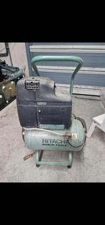 Hitachi Power Tools Compressor, Doe-het-zelf en Verbouw, Compressors, Gebruikt, 6 tot 10 bar, Ophalen of Verzenden, Minder dan 200 liter/min