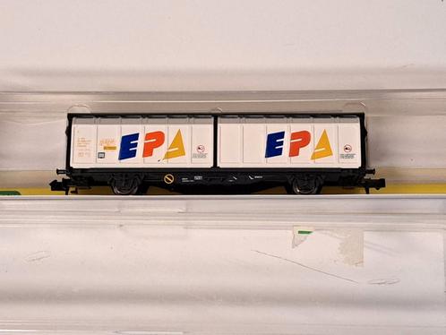 Minitrix goederenwagon EPA, art. 13872, Hobby en Vrije tijd, Modeltreinen | N-Spoor, Zo goed als nieuw, Wagon, Gelijkstroom, Trix