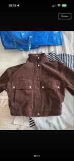 Suede jas 100% leer Zara, Ophalen, Zo goed als nieuw, Zwart