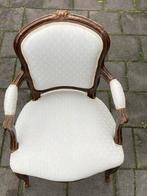 Louis XV Fauteuil - Crème Bekleding, Vintage Charme, Ophalen, Gebruikt, Vintage, Eén