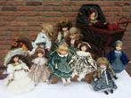 Schitterende 13 delige POPPENVERZAMELING + antieke poppenw., Verzamelen, Poppen, Ophalen of Verzenden, Zo goed als nieuw, Pop
