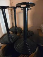 7 zwarte tafel onderstellen, Huis en Inrichting, Tafels | Statafels, Ophalen, Gebruikt