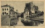 Zaandam - Kleine Sluis - boot - ongelopen, Ophalen of Verzenden, 1920 tot 1940, Ongelopen, Noord-Holland