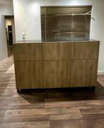 Prachtig besta dressoir combinatie zwartbruin/walnoot, Huis en Inrichting, Kasten | Dressoirs, Ophalen of Verzenden, Zo goed als nieuw