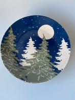 (Kerst) borden Excelsa  Notturno 4x, Keramiek, Ophalen of Verzenden, Zo goed als nieuw, Bord(en)