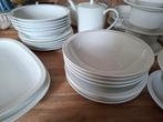 Arzberg servies Cannalee ( wit met witte ribbel), Ophalen, Zo goed als nieuw, Bord(en), Overige stijlen