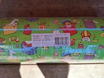 Toonbankrol Sinterklaaspapier 50 cm / 200 m beschikbaar voor biedingen
