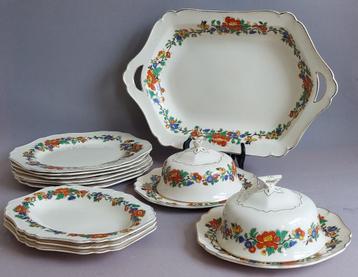 John Maddock & Sons Ltd - Bord (12) - Minerva Perzische Roos beschikbaar voor biedingen