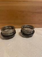 Set van 2 Riverdale waxinelicht houders, Nieuw, Ophalen of Verzenden, Metaal, Grijs