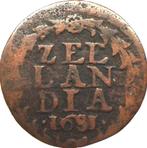 Nederland - Zeeland - Zeelandia duit 1681 (met punten), Ophalen of Verzenden, Vóór koninkrijk, Overige waardes, Losse munt