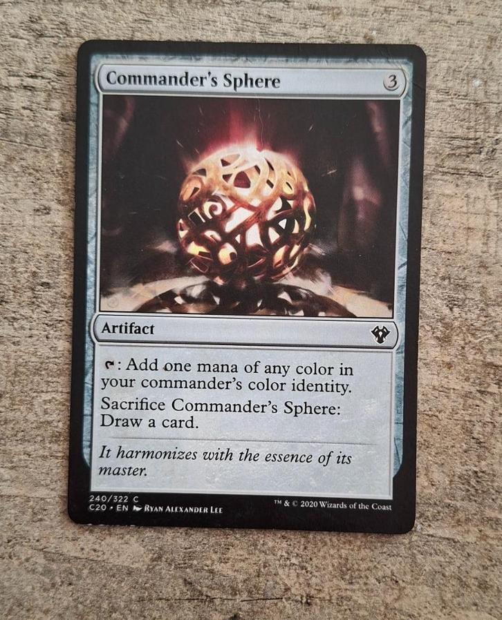 Commander's Sphere - Magic the Gathering, Hobby en Vrije tijd, Verzamelkaartspellen | Magic the Gathering, Gebruikt, Verzenden