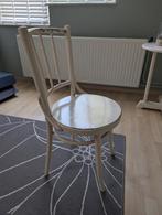Vintage franse bistro stoel, Huis en Inrichting, Ophalen, Gebruikt, Wit, Vintage