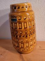 Vintage Scheurich Keramiek Vaas Inka motief 260-18, Ophalen of Verzenden