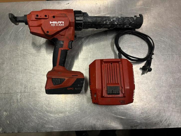 Hilti kit spuit CD 4-22 incl accu en lader, Doe-het-zelf en Verbouw, Gereedschap | Handgereedschap, Gebruikt, Ophalen of Verzenden
