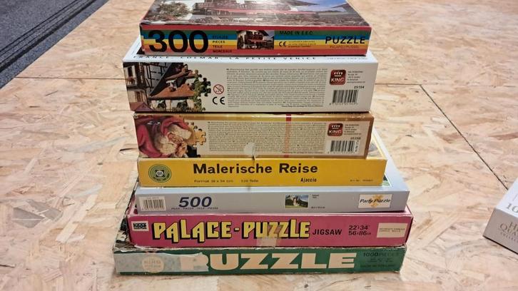 Uniek puzzelpakket te koop!, Hobby en Vrije tijd, Denksport en Puzzels, Gebruikt, Legpuzzel, 500 t/m 1500 stukjes, Ophalen of Verzenden