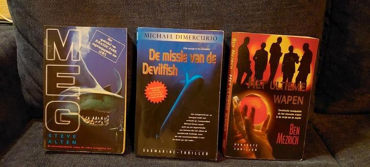 3 spannende thrillers in 1 koop., Boeken, Avontuur en Actie, Zo goed als nieuw, Verzenden
